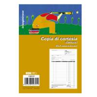 Blocco copia di cortesia fatt.elett. 33 x 3 - autocopiante - 22 x 14,8 cm - conf. 10 pezzi - Edipro - E5272CT - 8023328527211 - DMwebShop