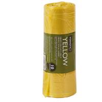 Sacchi rifiuti Classic - 70 x 110 cm - 120 lt - 20 micron - giallo - conf. 10 pezzi - Perfetto - 0360B - 8000957036024 - DMwebShop