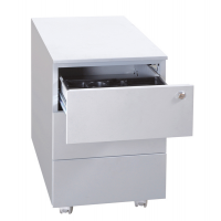 Cassettiere in metallo - 3 cassetti - 40 x 59 x 54 cm - grigio - Bertesi - 3903G - DMwebShop
