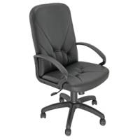 Poltrona direzionale Dante D - con ruote e braccioli - nero - Unisit - DND/KN - 8050043746573 - DMwebShop