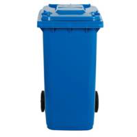 Bidone carrellato - 48 x 55 x 93 cm - 120 lt - blu - Mobil Plastic - 1/120/5-BLB - 8004331112151 - DMwebShop