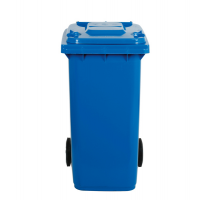 Bidone carrellato - 58 x 73 x 107 cm - 240 lt - blu - Mobil Plastic - 1/240/5-BLB - 8004331124154 - DMwebShop