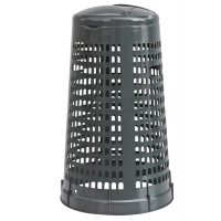 Trespolo portasacco - Ø 38 cm - altezza 85 cm - 110 lt - grigio scuro - Mobil Plastic - 69/110-GRB - 8004331069011 - DMwebShop