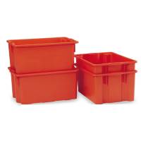 Contenitore a cassa aragosta - HDPE - 63 x 44 x 34 cm - 65 lt - arancio - Mobil Plastic - 131/65 - 8004331131664 - DMwebShop