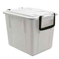 Contenitore Foodbox con coperchio - 38 x 28 x 30 cm - 20 lt - PPL riciclabile - bianco - Mobil Plastic - 143/20-BIM - 8004331143209 - DMwebShop