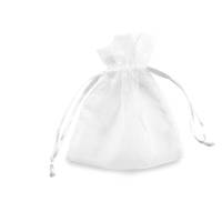 Sacchetti bomboniera Milly - 8,5 x 10 cm - organza bianco - conf. 20 pezzi - PNP - UL550DLL02VBI - 8013170304719 - DMwebShop