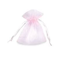 Sacchetti bomboniera Milly - 8,5 x 10 cm - organza rosa - conf. 20 pezzi - PNP - UL550DLL02VRA - 8013170304757 - DMwebShop