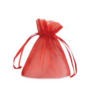 Sacchetti bomboniera Milly - 8,5 x 10 cm - organza rosso - conf. 20 pezzi - PNP - UL550DLL02VRO - 8013170304740 - DMwebShop