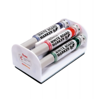 Marcatori Maxiflo con cancellino - punta conica 6 mm - colori assortiti - set 4 + 1 pezzi - Pentel