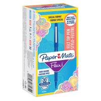 Pennarello Flair Nylon - punta 1,1 mm - blu - scatola 30 + 6 pezzi - Papermate - 2077175 - 3026980771751 - DMwebShop