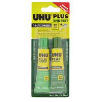 Colla bicomponente Plus 90 min - 30 ml - 2 x 15 ml - trasparente - Uhu - D9249 - 7000068 - 4026700456707 - DMwebShop