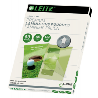 Pouches iLAM UDT - plastificazione a caldo - A5 - 154 x 216 mm - 2 x 80 micron - scatola 100 pezzi - Leitz - 74920000 - 4002432397761 - DMwebShop