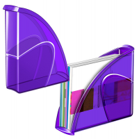 Portariviste 674+H - 27 x 8,5 x 31 cm - 24 x 32 cm - deep purple - Cep - 1006740771 - 3462156747708 - DMwebShop