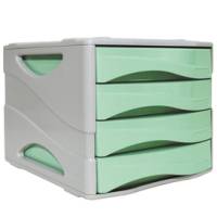 Cassettiera Keep Colour Pastel 25 x 32 cm cassetti 5 cm grigio verde - 17465