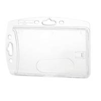 Portabadge rigido 5,4 x 8,7 cm trasparente - 18810