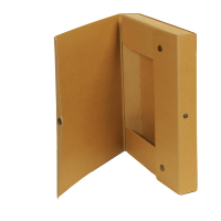 Scatola progetto - dorso 4 cm - 25 x 35 cm - cartone riciclato FSC - avana - Starline