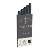 Cartucce quink permanente - nero - Paker - scatola 5 pezzi - Parker - 1950382. - 3501179503820 - DMwebShop