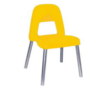 Sedia per bambini Piuma - H 31 cm - giallo - Cwr - 09386/02 - DMwebShop