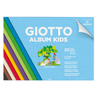 Album Kids Carta Carta colorata 2+ - A4 - 120 gr - 20 fogli - Giotto 580700
