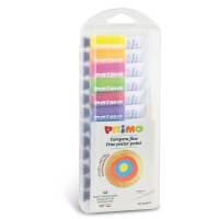 Tempera in tubetto - 12 ml - fluo-metal - scatola 12 pezzi - Primo-morocolor - 450T12FMP - 8006919004506 - DMwebShop