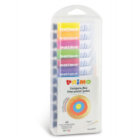Tempera in tubetto - 12 ml - fluo-metal - scatola 12 pezzi - Primo-morocolor - 450T12FMP - 8006919004506 - DMwebShop
