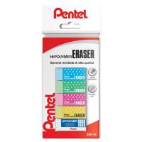 Mini gomma Hi Polymer - colori assortiti - blister 5 pezzi - Pentel - OX15028 - 8006935150287 - DMwebShop