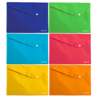 Buste con bottone - in PPL - 33 x 24,5 cm - colori assortiti - Colorosa - conf. 6 pezzi - Ri.plast - 361908 - 8004428042422 - DMwebShop