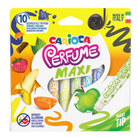 Pennarelli Perfume Maxi - punta 7 mm - colori assortiti - astuccio 10 pezzi - Carioca - 42989 - 8003511429898 - DMwebShop