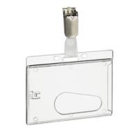 Portabadge rigido - 5,4 x 8,5 cm - conf. 50 pezzi - Durable - 8950-19 - 4005546981161 - DMwebShop