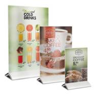 Display da tavolo - A5 - base acciaio - Securit - PFT-ACM-A5 - 8719075285695 - DMwebShop