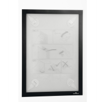 Cornice adesiva - Duraframe Wallpaper - A4 - 21 x 29,7 cm - nero - Durable 4843-01