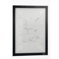 Cornice adesiva - Duraframe Wallpaper - A4 - 21 x 29,7 cm - nero - Durable - 4843-01 - 4005546990736 - DMwebShop