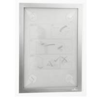 Cornice adesiva - Duraframe Wallpaper - A4 - 21 x 29,7 cm - argento - Durable - 4843-23 - 4005546992495 - DMwebShop