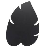 Lavagna Silhouette da parete - 43,8 x 29,6 cm - forma foglia - nero - Securit - FB-LEAF - 8719075285831 - DMwebShop