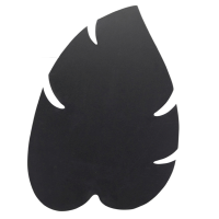 Lavagna Silhouette da parete - 43,8 x 29,6 cm - forma foglia - nero - Securit - FB-LEAF - 8719075285831 - DMwebShop