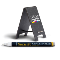 Lavagnette segnaposto - 8,5 x 5 cm - set 5 pezzi - Securit - TAG-SBS-WT - 8719075283554 - DMwebShop