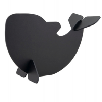 Lavagna Silhouette - 22 x 14,5 x 10 cm - nero - forma balena - Securit - T3D-WHALE - 8719075285794 - DMwebShop