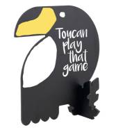 Lavagna Silhouette - 16 x 13,8 x 7,4 cm - nero - forma tucano - Securit - T3D-TOUC - 8719075285824 - DMwebShop