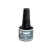 Inchiostro per cuscinetti - a base alcool - 30 gr - nero - Viva - 358N-Black - 8014035001866 - DMwebShop