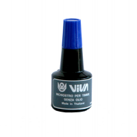 Inchiostro per cuscinetti - a base alcool - 30 gr - blu - Viva - 358B-Blue - 8014035001859 - DMwebShop