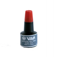 Inchiostro per cuscinetti - a base alcool - 30 gr - rosso - Viva - 358R-Red - 8014035001873 - DMwebShop