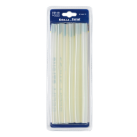 Colla termofusibile in stick - lunghezza 20 cm - Ø 11 mm - Koala - blister da 12 refill - 227 gr - Iternet 4231