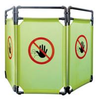 Barriera per interni - NO ENTRY - 3 pannelli - polietilene - 170 x 100 cm - Cartelli Segnalatori - BARV170 - 3321360000699 - DMwebShop