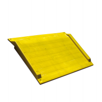 Rampa per scalini - 75 x 125,6 x 7,5 cm - giallo - Cartelli Segnalatori - BAR0806 - 8871880806127 - DMwebShop