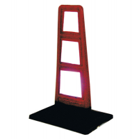 Delineatore stradale - flessibile - inserti rifrangenti - 33 cm - Cartelli Segnalatori DFR33