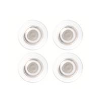 Magneti extraforti diametro 3,2 cm trasparente blister 4 pezzi Nobo 1904116 - 22771