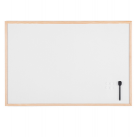 Lavagna bianca magnetica - 60 x 90 cm - cornice legno - bianco - Starline - MM07001010-STL - 8025133105066 - DMwebShop