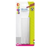 Stick per pistola colla a caldo 11 mm x 10 cm trasparente bassa temperatura - 22495