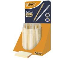 Penna Cristal Shine fusto oro argento expo 40 pezzi - 22796