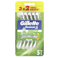 Sensor 3 Sensitive - confezione usaegetta 3 + 2 pezzi - Gillette - PG119 - 7702018495283 - DMwebShop